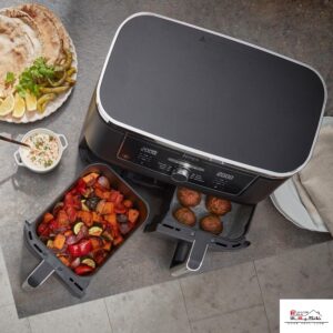 سرخ کن بدون روغن نینجا AF400 ظرفیت 9.5 لیتر | دو سبد